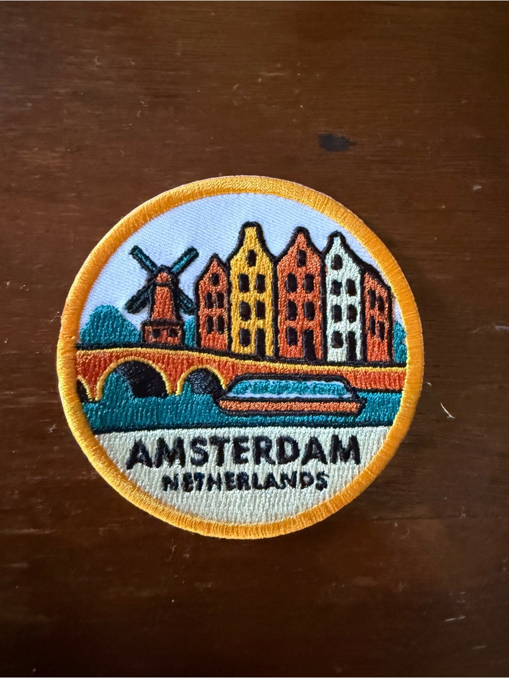Amsterdam Netherlands Embroidered Patch